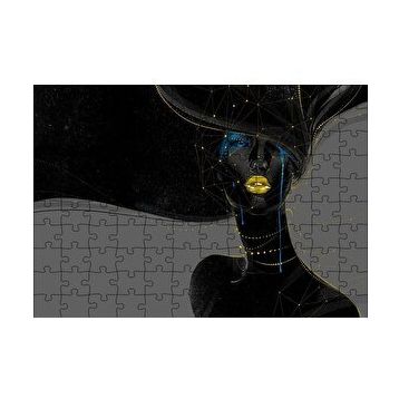Cakapuzzle Kadın ve Takımyıldızlar 120 Parça Ahşap Puzzle
