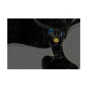 Cakapuzzle Kadın ve Takımyıldızlar 120 Parça Ahşap Puzzle