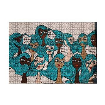 Cakapuzzle Kadınlar Okyanus Propagandası 120 Parça Ahşap Puzzle
