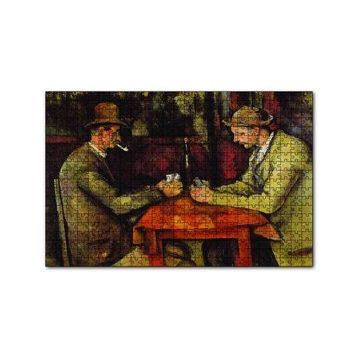 Cakapuzzle Kagit Oynayanlar Paul Cezanne 120 Parça Ahşap Puzzle