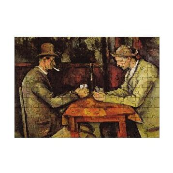 Cakapuzzle Kagit Oynayanlar Paul Cezanne 120 Parça Ahşap Puzzle