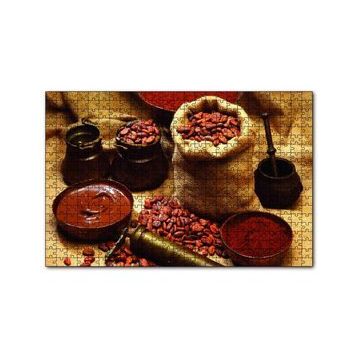Cakapuzzle Kahve Çikolata Makine 120 Parça Puzzle
