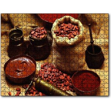 Cakapuzzle Kahve Çikolata Makine 120 Parça Puzzle