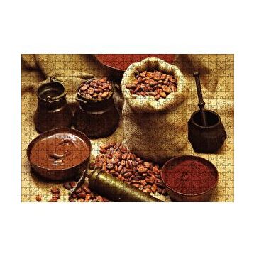Cakapuzzle Kahve Çikolata Makine 120 Parça Puzzle