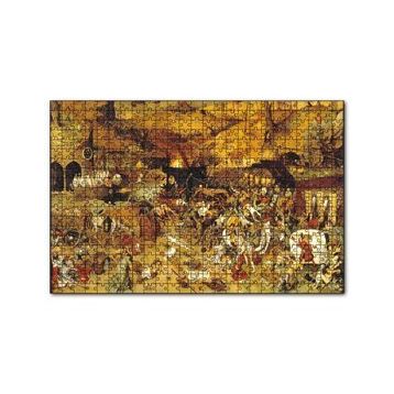 Cakapuzzle Kahverengi Köy Boyama Pieter Bruegel 255 Parça Puzzle