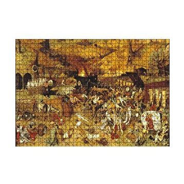 Cakapuzzle Kahverengi Köy Boyama Pieter Bruegel 255 Parça Puzzle