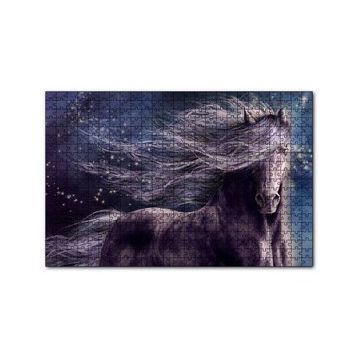 Cakapuzzle Kahverengi Muhteşem Aygır Yelesi 120 Parça Puzzle