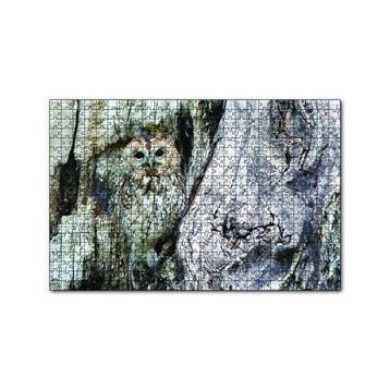 Cakapuzzle Kamufle Baykuş 120 Parça Ahşap Puzzle