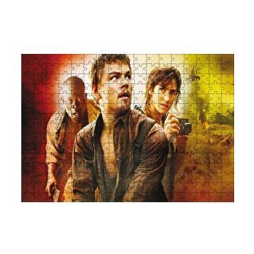 Cakapuzzle Kanlı Elmas Leo ve Jennifer Afiş 120 Parça Ahşap Puzzle
