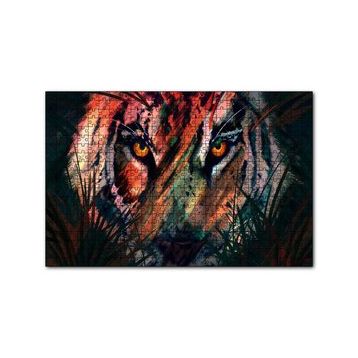 Cakapuzzle Kaplan Dijital Sanat Görseli 120 Parça Puzzle