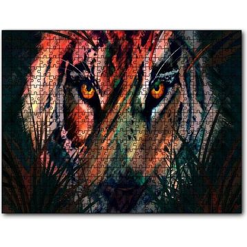 Cakapuzzle Kaplan Dijital Sanat Görseli 120 Parça Puzzle