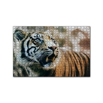 Cakapuzzle Kaplan Saldırıya Hazır 120 Parça Ahşap Puzzle
