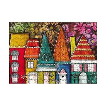 Cakapuzzle Kaprisli Ev Boyama 120 Parça Ahşap Puzzle