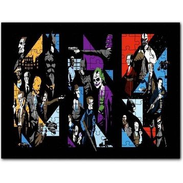 Cakapuzzle Kara Şövalye Sanat Afişi 120 Parça Puzzle