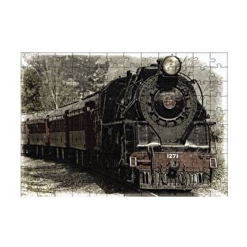 Cakapuzzle Kara Tren 120 Parça Puzzle