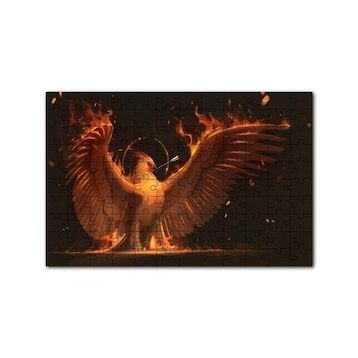 Cakapuzzle Karanlık Anka Kuşu Efsane Görseli 120 Parça Ahşap Puzzle