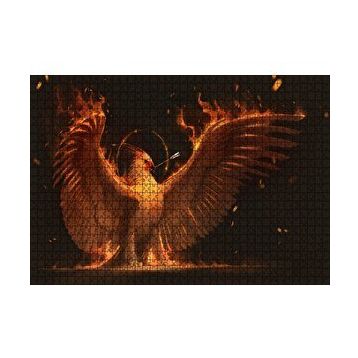 Cakapuzzle Karanlık Anka Kuşu Efsane Görseli 120 Parça Ahşap Puzzle