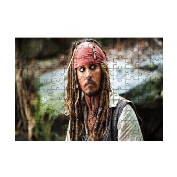 Cakapuzzle Karayip Korsanları Jack Sparrow 120 Parça Puzzle