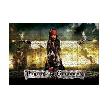 Cakapuzzle Karayip Korsanları Jack Sparrow Film 120 Parça Ahşap Puzzle