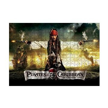 Cakapuzzle Karayip Korsanları Jack Sparrow Film 120 Parça Ahşap Puzzle