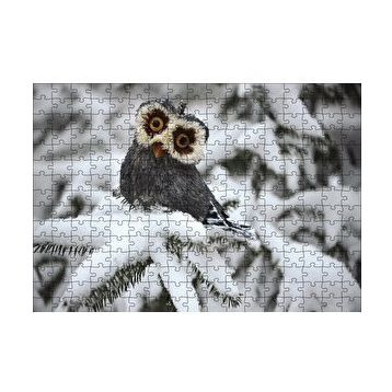 Cakapuzzle Karda Baykuş 120 Parça Puzzle