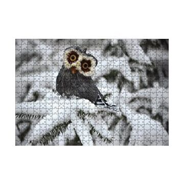 Cakapuzzle Karda Baykuş 120 Parça Puzzle