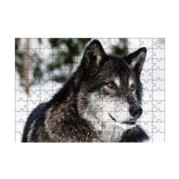 Cakapuzzle Karda Bozkurt 120 Parça Ahşap Puzzle