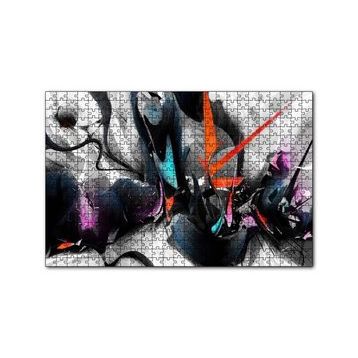 Cakapuzzle Karışık 3 Boyutlu Renkli Şekiller 120 Parça Ahşap Puzzle