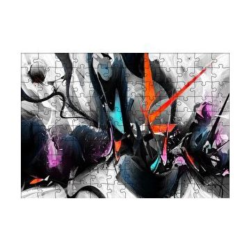 Cakapuzzle Karışık 3 Boyutlu Renkli Şekiller 120 Parça Ahşap Puzzle