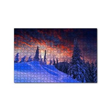 Cakapuzzle Karla Kaplı Tepeler ve Mor Gökler 255 Parça Puzzle