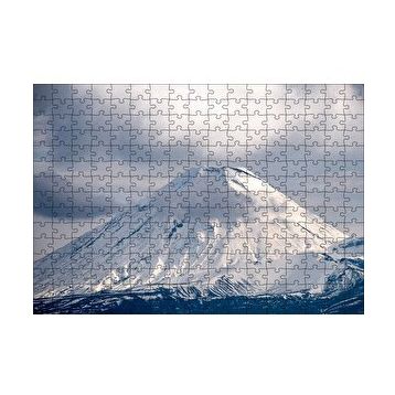 Cakapuzzle Karlı Görkemli Zirve 120 Parça Ahşap Puzzle