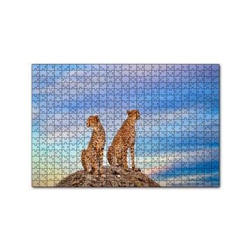 Cakapuzzle Kayalığın Üzerindeki Çita Çifti 255 Parça Puzzle