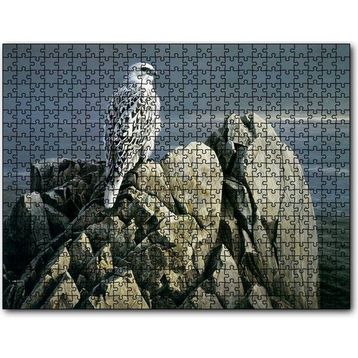 Cakapuzzle Kayalıklar Üzerindeki Akdoğan ve Deniz 255 Parça Puzzle