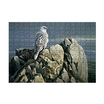 Cakapuzzle Kayalıklar Üzerindeki Akdoğan ve Deniz 255 Parça Puzzle