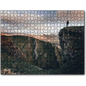 Cakapuzzle Kayalıklardaki Yalnız Adam 255 Parça Puzzle