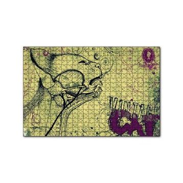 Cakapuzzle Kedi Detaylı Kesit Çizim 255 Parça Puzzle