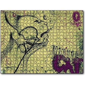 Cakapuzzle Kedi Detaylı Kesit Çizim 255 Parça Puzzle
