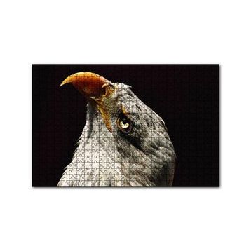 Cakapuzzle Kel Kartal Kuşu 120 Parça Ahşap Puzzle