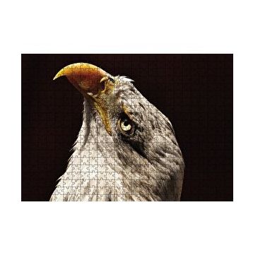 Cakapuzzle Kel Kartal Kuşu 120 Parça Ahşap Puzzle