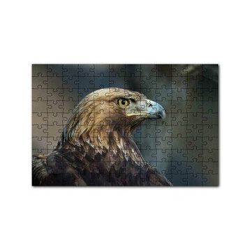 Cakapuzzle Keskin Bakışlı Kartal Yakın Profil 120 Parça Ahşap Puzzle
