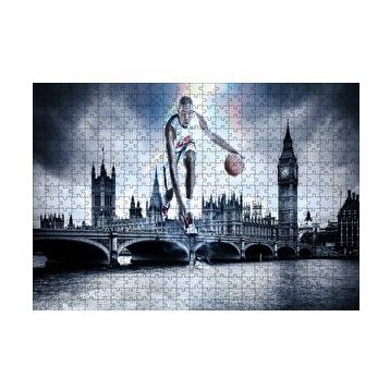 Cakapuzzle Kevin Durant İngiltere Körüleri 120 Parça Ahşap Puzzle