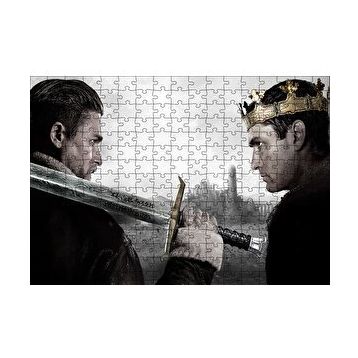 Cakapuzzle King Arthur Charlie Hunnam ve Jude Law 120 Parça Ahşap Puzzle