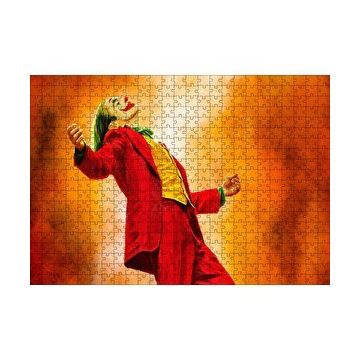 Cakapuzzle Kırmız Joker Yağlı Boya Çizim Görseli 120 Parça Ahşap Puzzle
