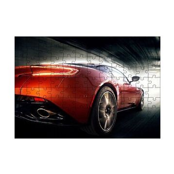 Cakapuzzle Kırmızı Aston Martin ve Tünel Işıkları 255 Parça Puzzle