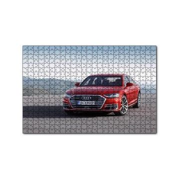 Cakapuzzle Kırmızı Audi Ön Görünüş 120 Parça Ahşap Puzzle
