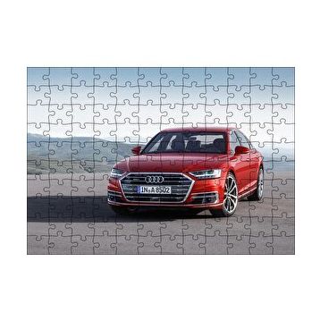 Cakapuzzle Kırmızı Audi Ön Görünüş 120 Parça Ahşap Puzzle