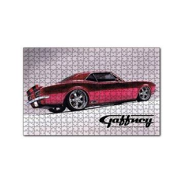 Cakapuzzle Kırmızı Camaro Kuruboya 120 Parça Ahşap Puzzle