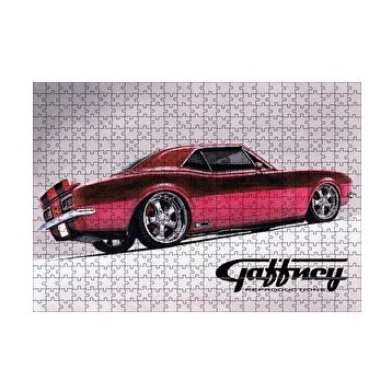 Cakapuzzle Kırmızı Camaro Kuruboya 120 Parça Ahşap Puzzle