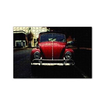 Cakapuzzle Kırmızı Vosvos 120 Parça Ahşap Puzzle