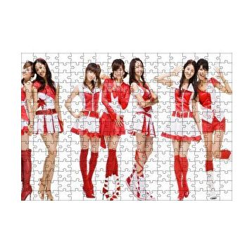Cakapuzzle Kırmızılı Girls Generation Kızlar 120 Parça Ahşap Puzzle